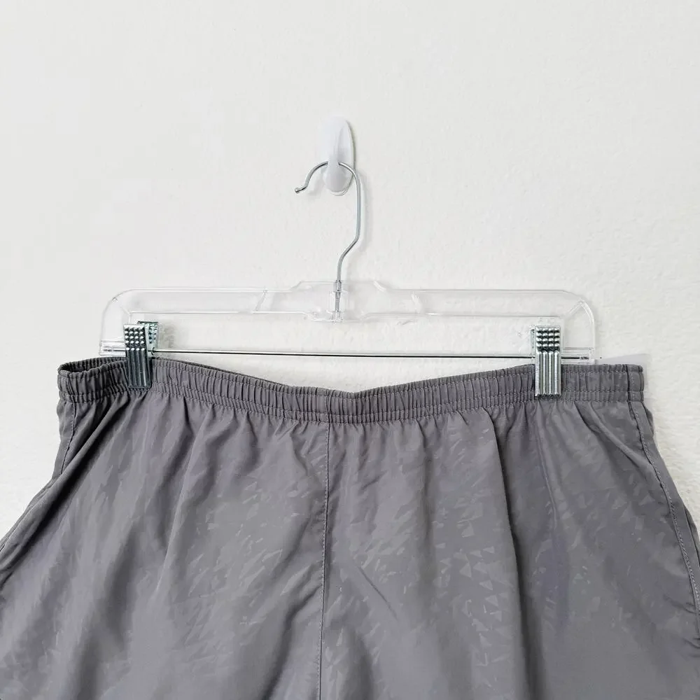 [Nike] Gray Pull-On Dri-Fit Built-in-Brief Tempo Running Shorts NWT Size Large L